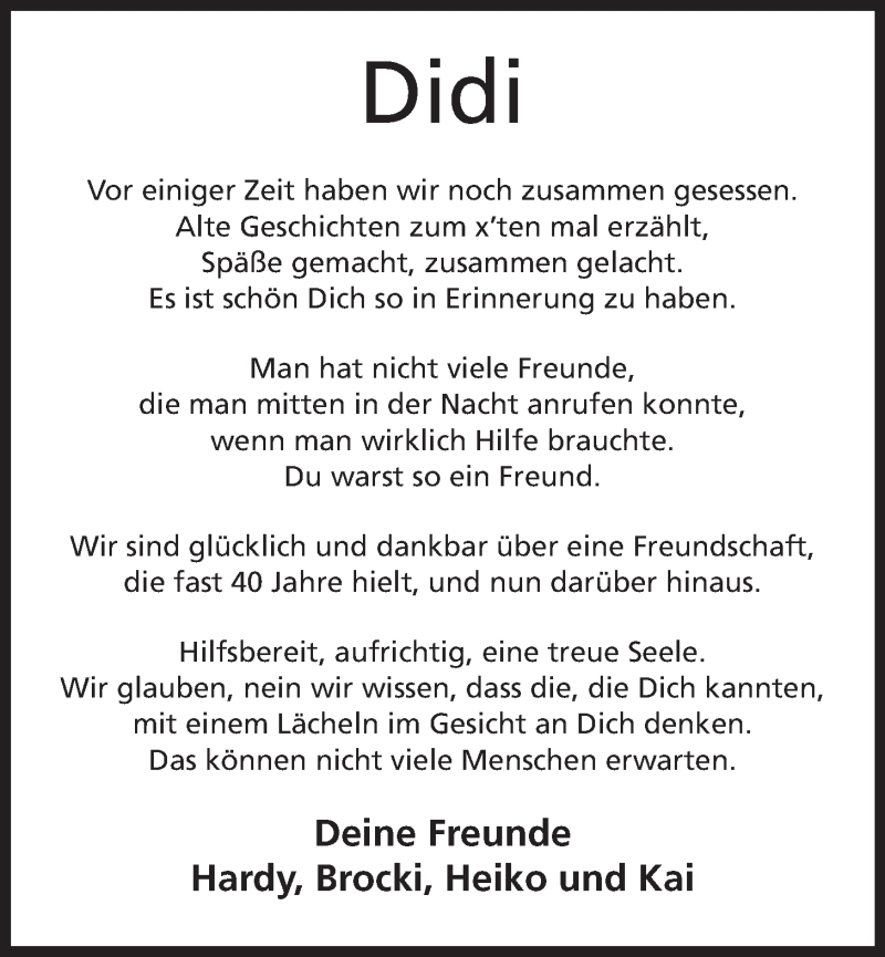  Traueranzeige für Dietmar Horstmann vom 29.10.2013 aus Mindener Tageblatt