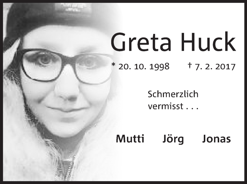  Traueranzeige für Greta Huck vom 06.02.2021 aus Mindener Tageblatt
