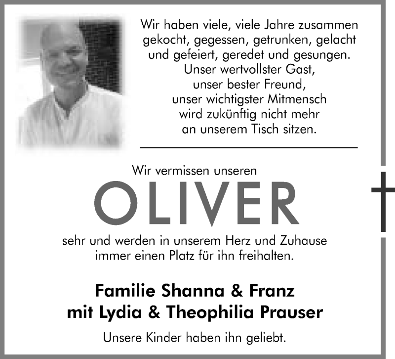  Traueranzeige für Oliver Volland vom 30.04.2022 aus Mindener Tageblatt