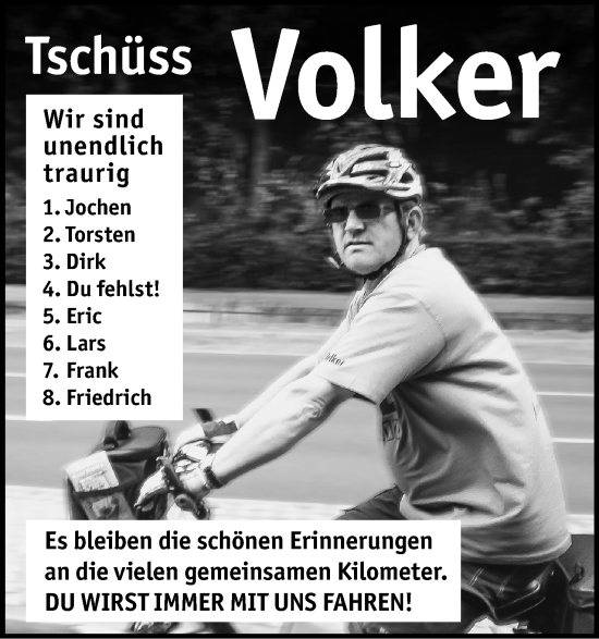 Anzeige von Volker  von 4401