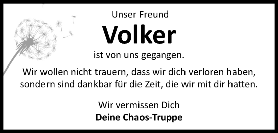 Anzeige von Volker  von 4401