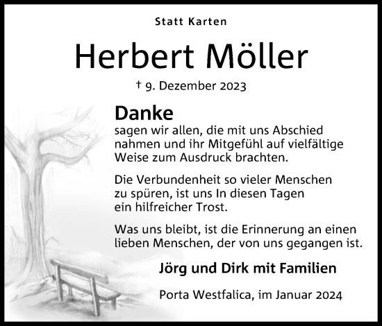 Anzeige von Herbert Möller von 4401