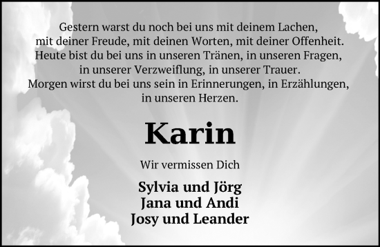 Anzeige von Karin  von 4401