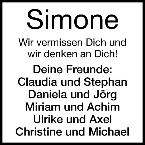 Anzeige von Simone  von 4401