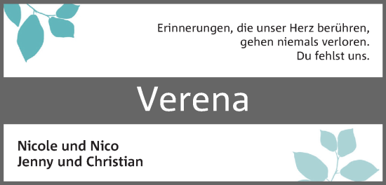 Anzeige von Verena  von 4401