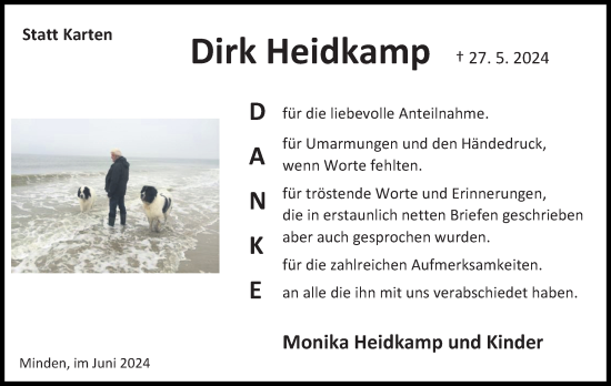 Anzeige von Dirk Heidkamp von 4401