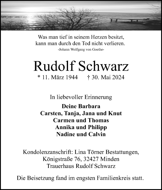 Anzeige von Rudolf Schwarz von 4401