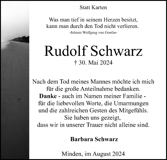 Anzeige von Rudolf Schwarz von 4401